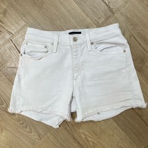 J. Crew denim white shorts